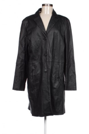 Damen Lederjacke Marks & Spencer, Größe M, Farbe Schwarz, Preis 67,99 €