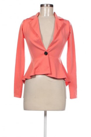 Damen Blazer Boohoo, Größe S, Farbe Orange, Preis 14,99 €