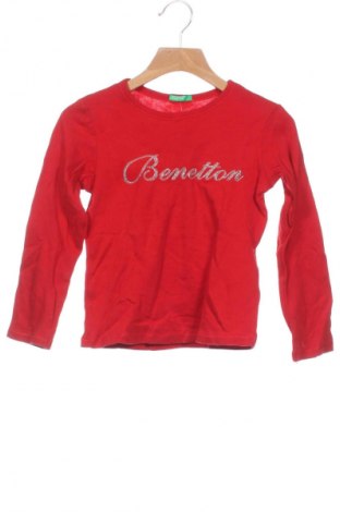 Παιδική μπλούζα United Colors Of Benetton, Μέγεθος 5-6y/ 116-122 εκ., Χρώμα Κόκκινο, Τιμή 7,99 €