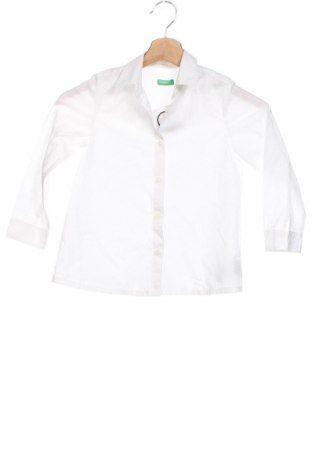 Детска риза United Colors Of Benetton, Размер 3-4y/ 104-110 см, Цвят Бял, Цена 23,00 лв.