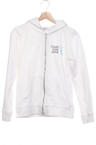 Kinder Sweatshirts Calvin Klein Jeans, Größe 12-13y/ 158-164 cm, Farbe Weiß, Preis 24,57 €