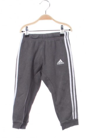 Παιδική κάτω φόρμα Adidas, Μέγεθος 18-24m/ 86-98 εκ., Χρώμα Γκρί, Τιμή 15,99 €