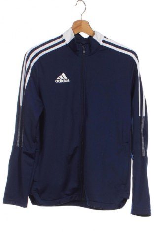 Dziecięca sportowa bluza Adidas, Rozmiar 12-13y/ 158-164 cm, Kolor Niebieski, Cena 111,99 zł