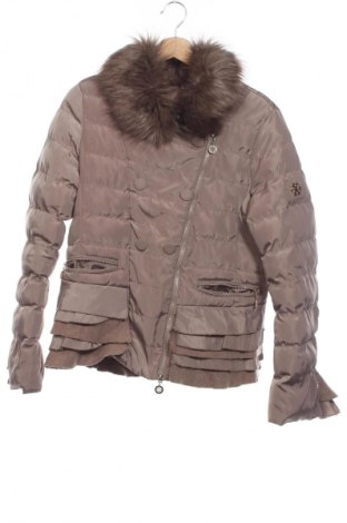 Kinderjacke Moda Piu Anna, Größe 11-12y/ 152-158 cm, Farbe Beige, Preis € 14,99