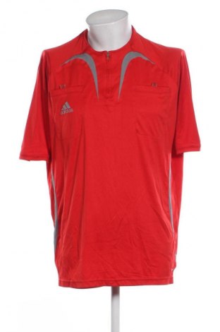 Męski T-shirt Adidas, Rozmiar XXL, Kolor Czerwony, Cena 88,99 zł