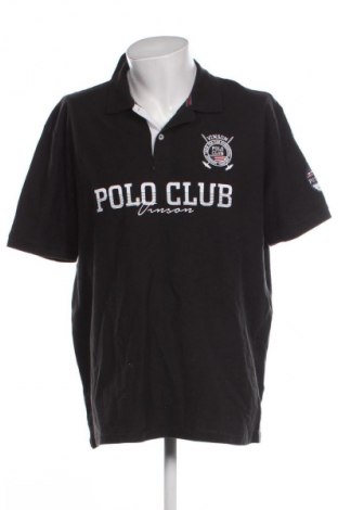 Herren T-Shirt Polo Club, Größe XXL, Farbe Schwarz, Preis 65,99 €