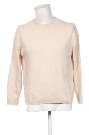 Herrenpullover Arket, Größe M, Farbe Ecru, Preis 65,99 €