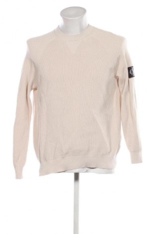 Herrenpullover Calvin Klein Jeans, Größe L, Farbe Beige, Preis € 109,99