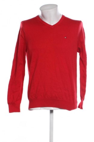 Herrenpullover Tommy Hilfiger, Größe M, Farbe Rot, Preis 61,99 €