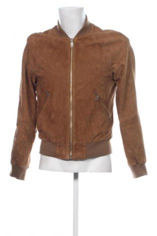 Herren Lederjacke Mango, Größe S, Farbe Braun, Preis 112,99 €