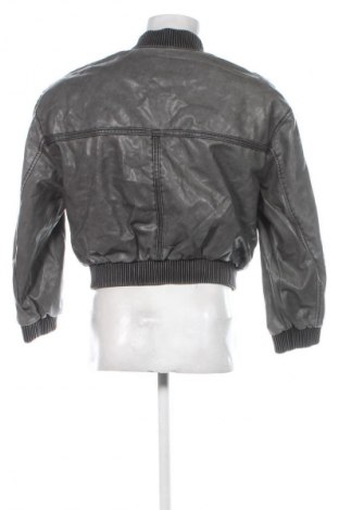 Herren Lederjacke Zara, Größe S, Farbe Grau, Preis 28,99 €