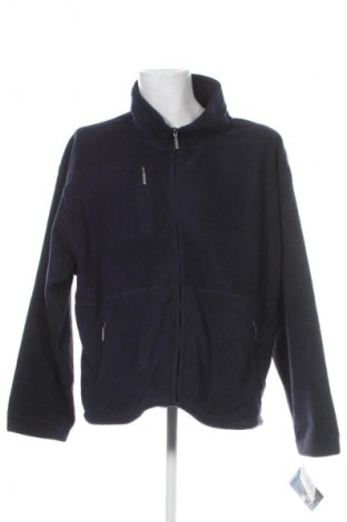 Ανδρικό μπουφάν fleece, Μέγεθος 4XL, Χρώμα Μπλέ, Τιμή 70,99 €