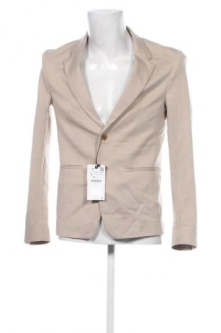 Herren Sakko Zara, Größe S, Farbe Beige, Preis € 86,99