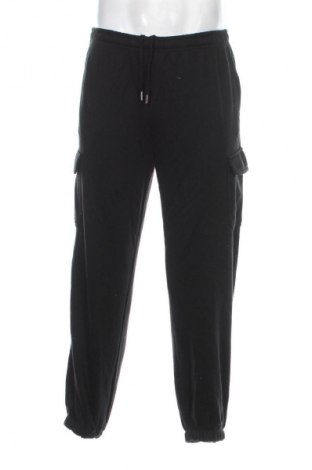 Pantaloni trening de bărbați Bershka, Mărime M, Culoare Negru, Preț 94,99 Lei