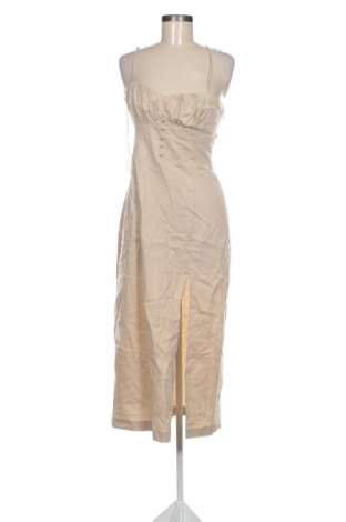 Kleid Zara, Größe L, Farbe Beige, Preis 39,00 €