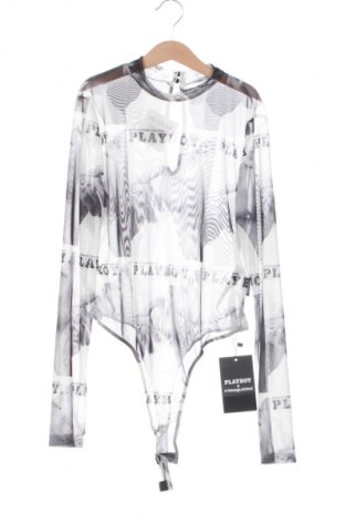 Damska bluzka-body Playboy x Missguided, Rozmiar M, Kolor Kolorowy, Cena 85,74 zł