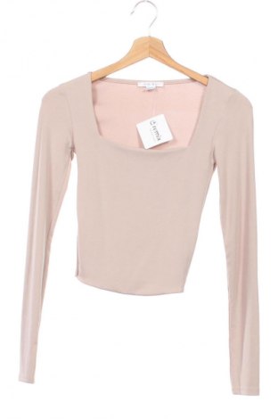 Дамска блуза Amisu, Размер XS, Цвят Бежов, Цена 4,60 €