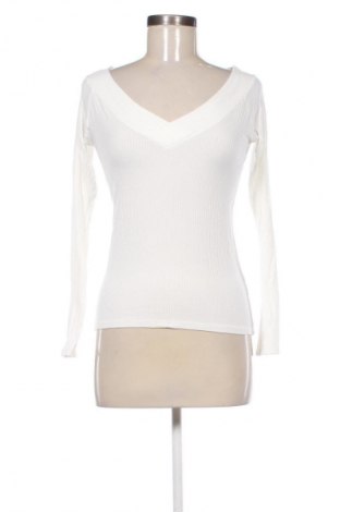 Γυναικεία μπλούζα Amisu, Μέγεθος L, Χρώμα Λευκό, Τιμή 10,00 €