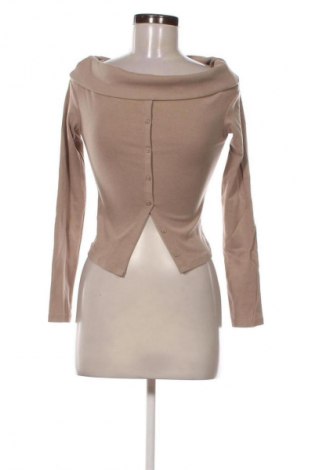 Bluză de femei Bershka, Mărime S, Culoare Bej, Preț 50,58 Lei