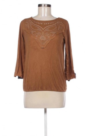 Γυναικεία μπλούζα Bershka, Μέγεθος M, Χρώμα Καφέ, Τιμή 10,00 €