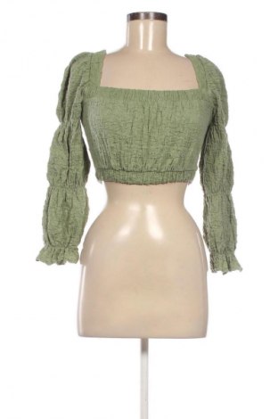 Bluzka damska Bershka, Rozmiar S, Kolor Zielony, Cena 52,00 zł