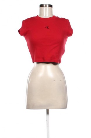 Γυναικεία μπλούζα Calvin Klein Jeans, Μέγεθος S, Χρώμα Κόκκινο, Τιμή 25,00 €