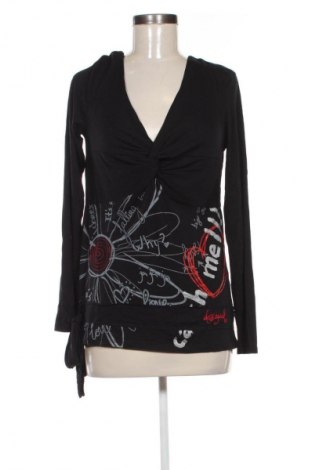 Дамска блуза Desigual, Размер XL, Цвят Черен, Цена 23,00 €