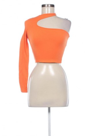 Bluză de femei Bershka, Mărime XS, Culoare Portocaliu, Preț 52,13 Lei