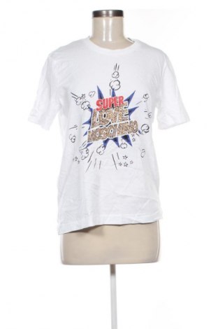 Bluzka damska Love Moschino, Rozmiar M, Kolor Biały, Cena 172,99 zł