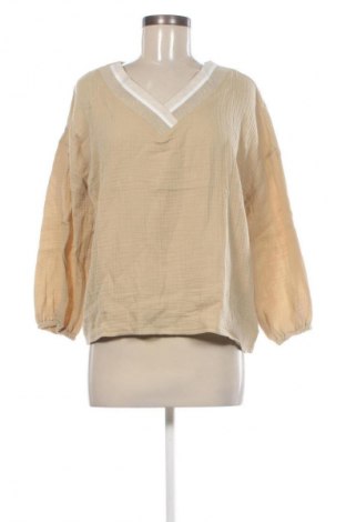 Γυναικεία μπλούζα Makadamia, Μέγεθος M, Χρώμα  Μπέζ, Τιμή 47,99 €