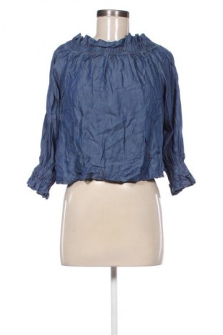 Bluză de femei Mango, Mărime M, Culoare Albastru, Preț 72,00 Lei