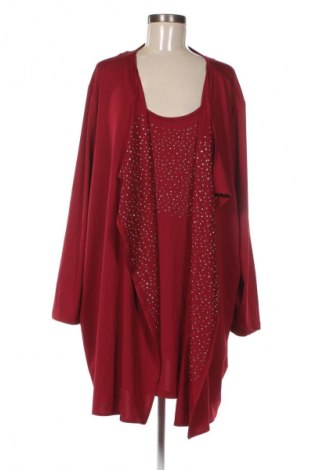 Damen Shirt Mia Moda, Größe 5XL, Farbe Rot, Preis € 19,99