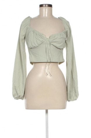 Дамска блуза Nly Trend, Размер M, Цвят Зелен, Цена 3,57 €