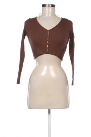 Bluză de femei Pull&Bear, Mărime L, Culoare Maro, Preț 50,58 Lei