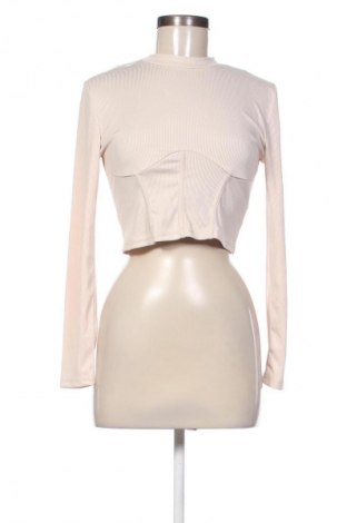 Γυναικεία μπλούζα SHEIN, Μέγεθος M, Χρώμα  Μπέζ, Τιμή 10,00 €