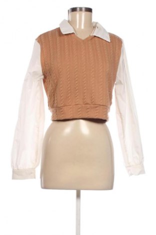 Γυναικεία μπλούζα SHEIN, Μέγεθος S, Χρώμα Καφέ, Τιμή 10,00 €