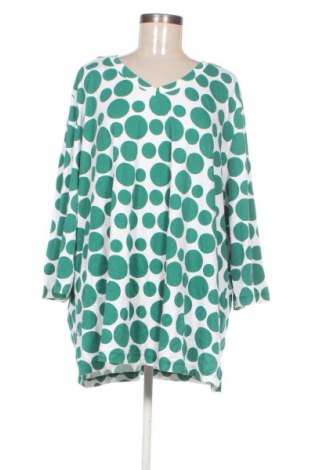 Γυναικεία μπλούζα Selection By Ulla Popken, Μέγεθος 3XL, Χρώμα Πολύχρωμο, Τιμή 18,99 €