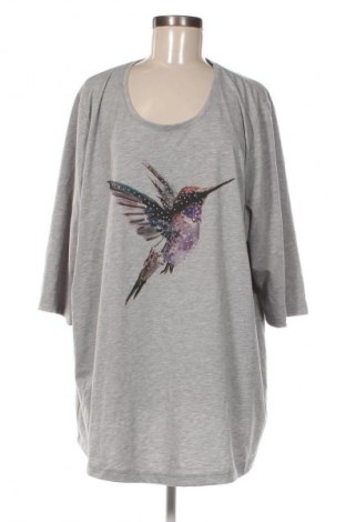 Damen Shirt Ulla Popken, Größe 3XL, Farbe Grau, Preis 20,99 €