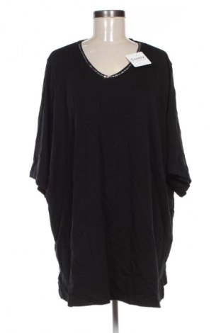 Γυναικεία μπλούζα Ulla Popken, Μέγεθος 5XL, Χρώμα Μαύρο, Τιμή 21,99 €