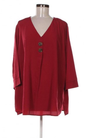 Дамска блуза Unbranded, Размер 3XL, Цвят Червен, Цена 8,18 €