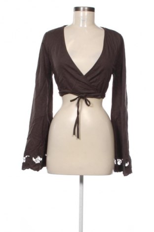 Дамска блуза Zara, Размер S, Цвят Кафяв, Цена 8,69 €