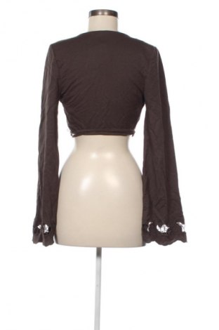 Дамска блуза Zara, Размер S, Цвят Кафяв, Цена 8,69 €