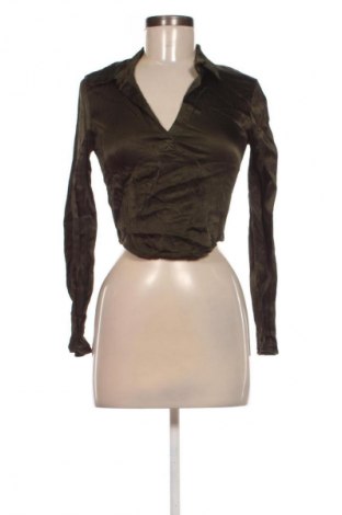 Дамска блуза Zara, Размер M, Цвят Зелен, Цена 8,18 €