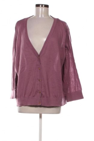 Damen Strickjacke Avella, Größe 3XL, Farbe Aschrosa, Preis 11,99 €