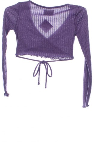 Damen Strickjacke Bershka, Größe XS, Farbe Lila, Preis 14,74 €