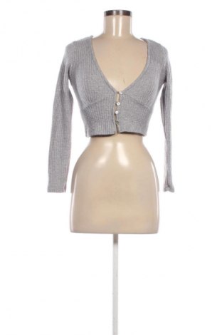 Cardigan de damă Bershka, Mărime S, Culoare Gri, Preț 77,00 Lei