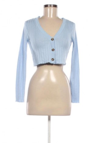 Damen Strickjacke Bershka, Größe XS, Farbe Blau, Preis 7,99 €