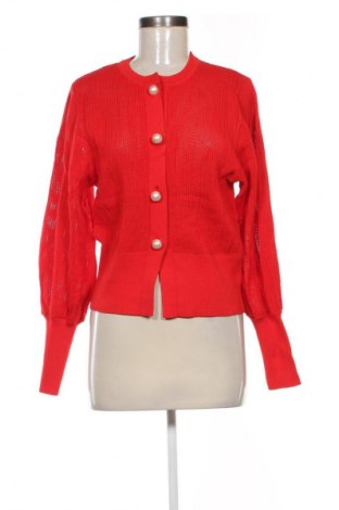 Damen Strickjacke Decjuba, Größe M, Farbe Rot, Preis 13,99 €