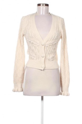 Damen Strickjacke H&M Divided, Größe XS, Farbe Ecru, Preis 15,00 €