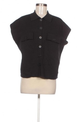 Cardigan de damă SANS & SANS, Mărime L, Culoare Negru, Preț 41,99 Lei
